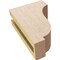 Ekena Millwork 3"W x 6"D x 9"H Classic Van Buren Rough Cedar Woodgrain TimberThane Corbel, Primed Tan CORUR03X06X09VANRCPR - alternate 5
